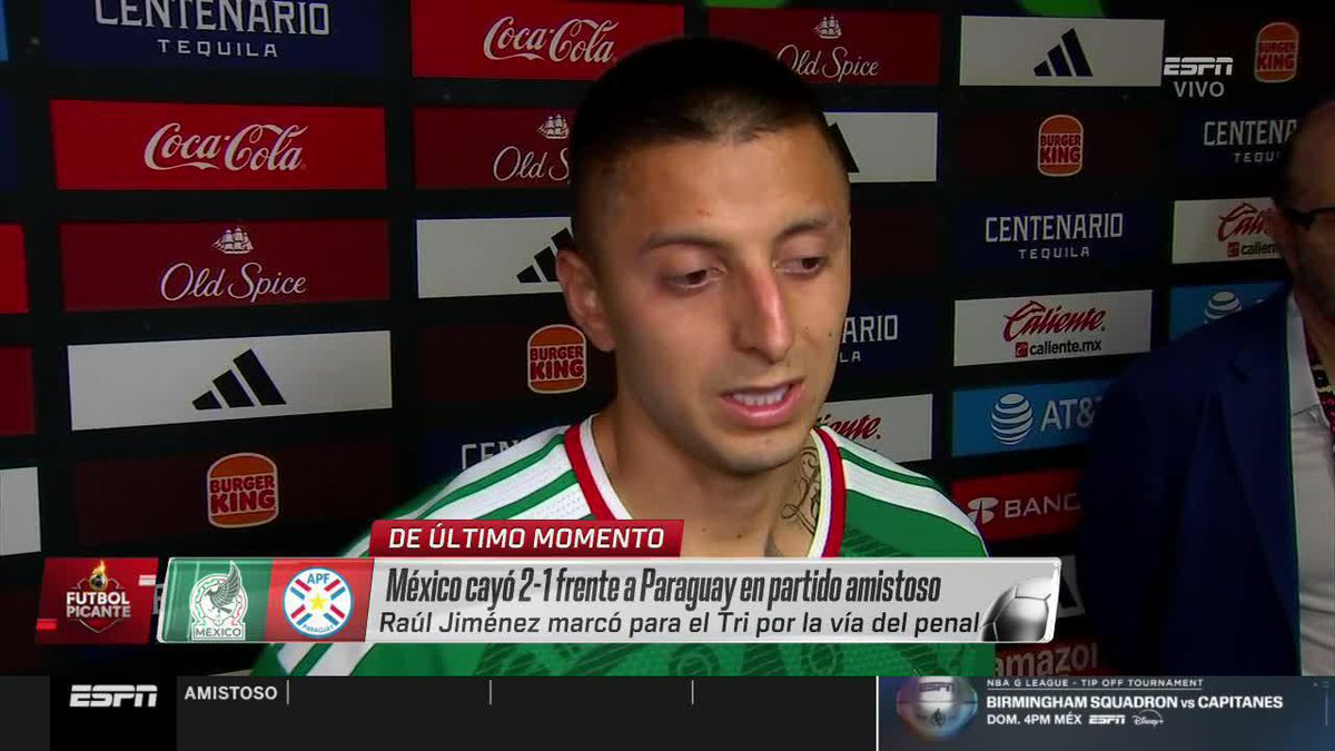 "Sí, bastante jodid... no pudimos terminar el año ganando" ❌ 'Piojo' Alvarado fue sincero sobre el sentir de la Selección Mexicana luego de la derrota ante Paraguay. Disfruta Futbol Picante en #DisneyPlus.