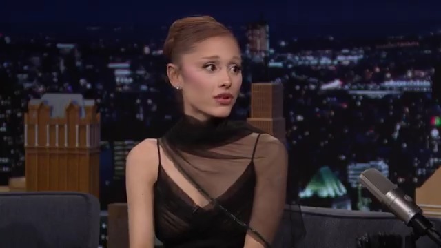 Ariana Grande reacts to Ben Stiller’s remarks about her in their upcoming film, Focker In-Law! #FallonTonight