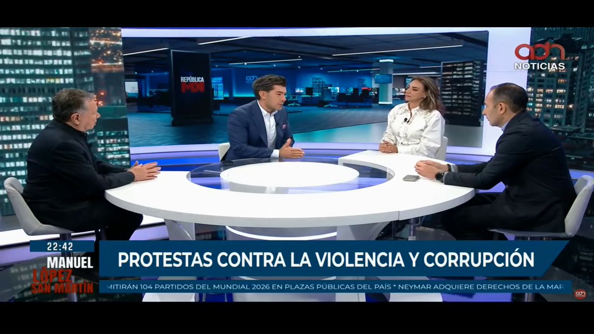 "Hay más detenidos por la marcha del #15N, que por el asesinato de Carlos Manzo", Roberto Gil Zuarth Eso pinta de cuerpo entero lo que está pasando en el país. #GeneracionZ #MarchaNacional 📹adn Noticias