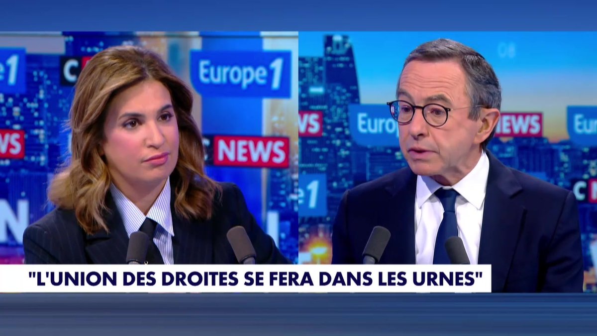 Union des droites : "Je veux l'union des droites, dans les urnes, par les électeurs (...) Je n'ai pas le même logiciel économique que Marine Le Pen (...) le RN, ils sont socialistes dans leur tête" déclare Bruno Retailleau #LaGrandeITW #Europe1