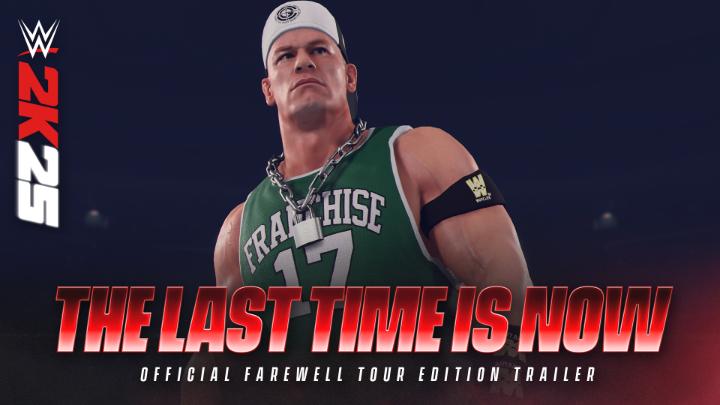 Step into the shoes of 17-time World Champion, John Cena and celebrate the farewell of a true WWE legend. You can’t see him… but you’ll never forget him. 🫡 Grab a copy of #WWE2K25's Farewell Tour Edition on sale now!