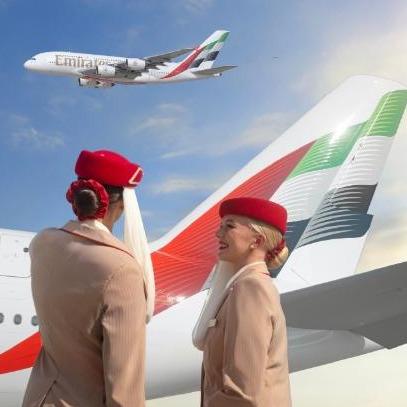 Eyes to the sky! 👀 ✈️ The Emirates A380, A350, and 777 performed an epic flyover at this year's Dubai Airshow. It's not everyday you see something like this...
