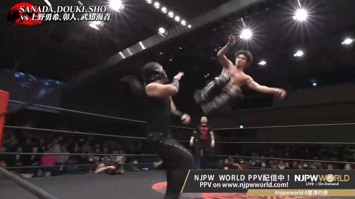 .武知 海青 "Dropkick" PPV⏩ #njpw #njpwworld #粛清の夜