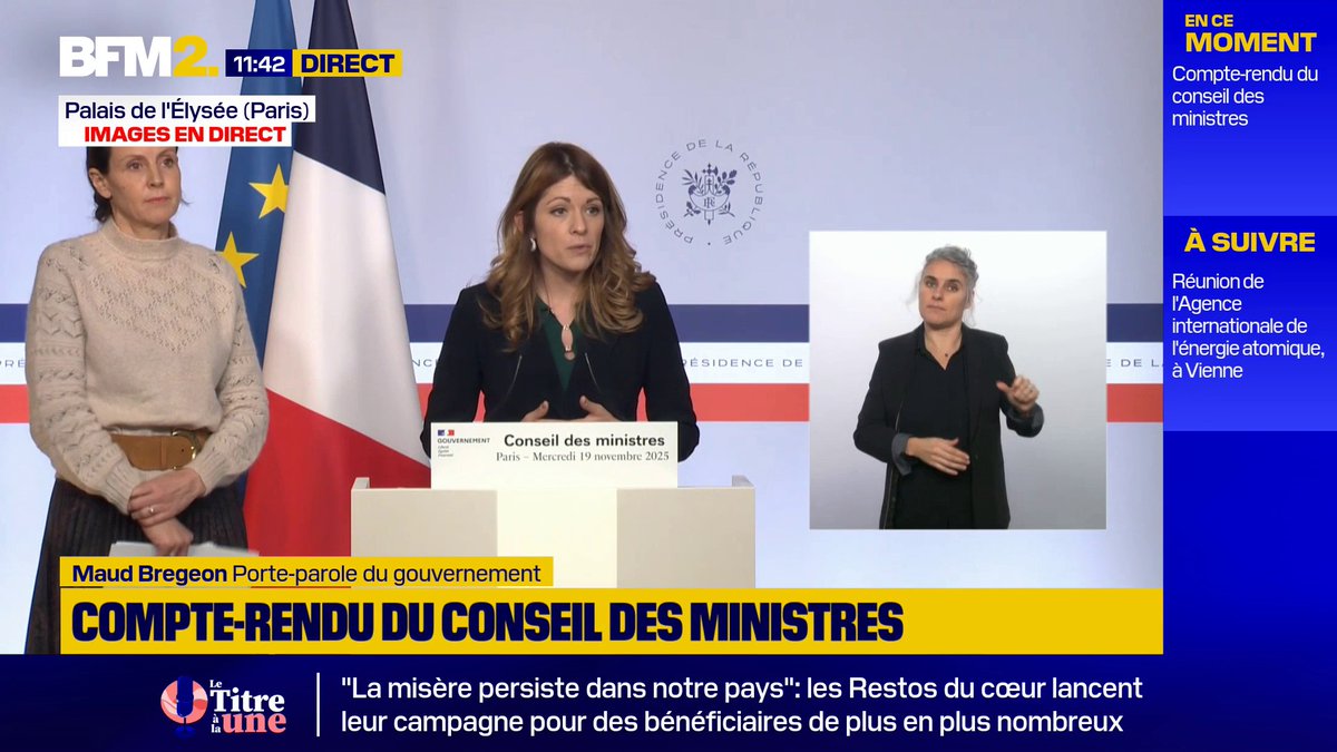 🔴🇫🇷 ALERTE INFO | Maud Bregeon rapporte les propos de Macron sur le narcotrafic : "C'est parfois les bourgeois du centre-ville, qui financent les narcotrafics".