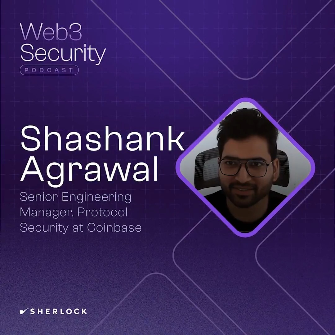 "Anything we want to launch on-chain, we have to be absolutely sure of. Absolutely zero room for error." This week Shashank Agrawal, Head of Security Base, joins our CEO Jack Sanford 🛡️ for Episode 10 of The Web3 Security Podcast! Full episode below 👇
