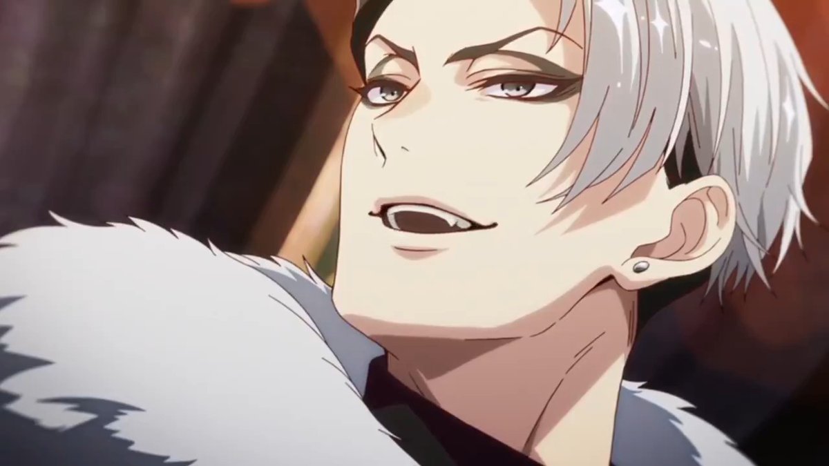 Divus Crewel (aka Cruella de Vil) in English sounds so posh and perfect hnnghh THEY ANIMATED HIM SO WELL TOO, SIR!!!!!!! 😳 His "DOWN!" and "listen carefully, pups" omg 🫠 #TwistedWonderland