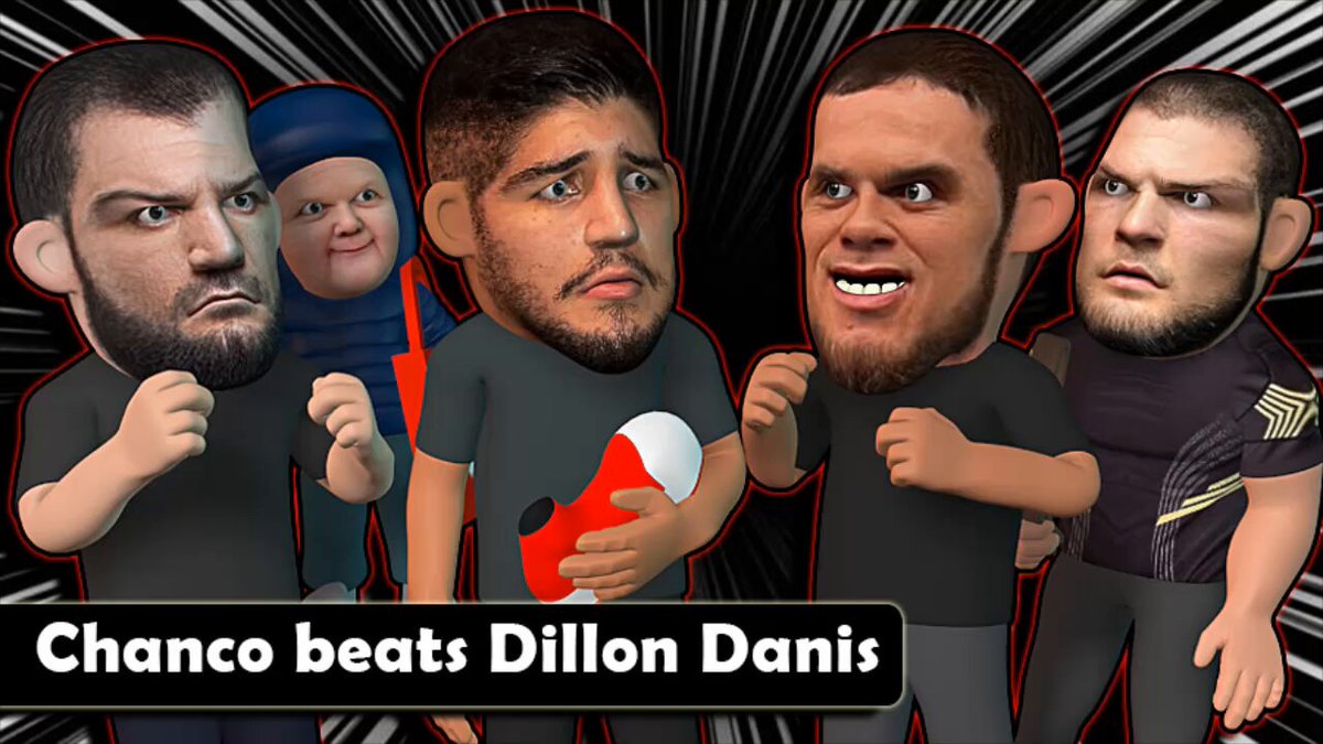 Chanco Beats Dillon Danis at UFC 322 brawl #UFC322 #UFC #MMA #Animation