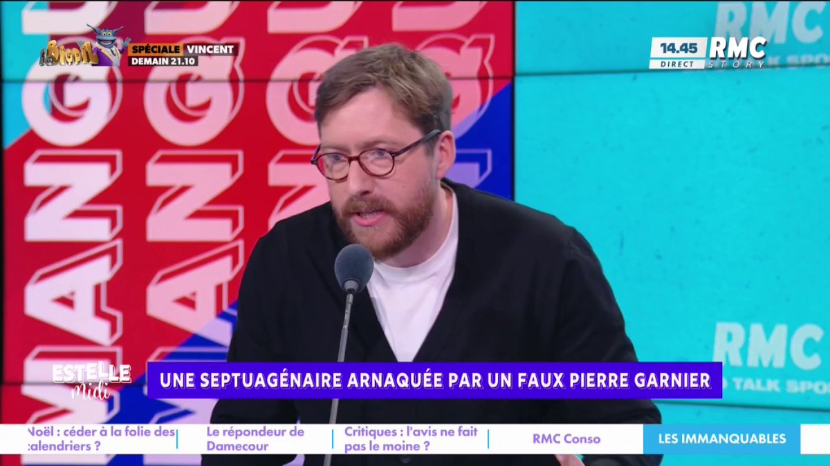 💶 Une septuagénaire arnaquée par un faux Pierre Garnier 🎙️ Pierre Rondeau : "On peut aussi souligner l'ignorance, la bêtise de certaines personnes qui se font arnaquer en pensant que Pierre Garnier a besoin de 7 000€... Allo ! C'est un constat : vous êtes bêtes" #EstelleMidi