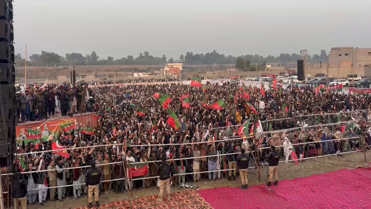 وزیراعلی سہیل آفریدی کی جلسہ گاہ انٹری
