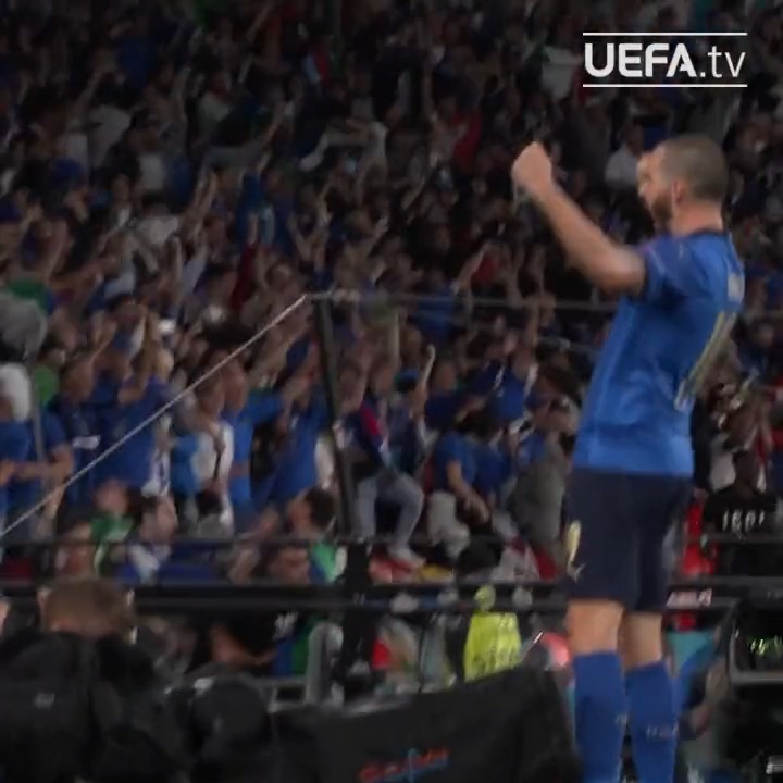 Italy's equaliser in the Euro 2020 final - assist from Bryan Cristante. Shall we never forget!