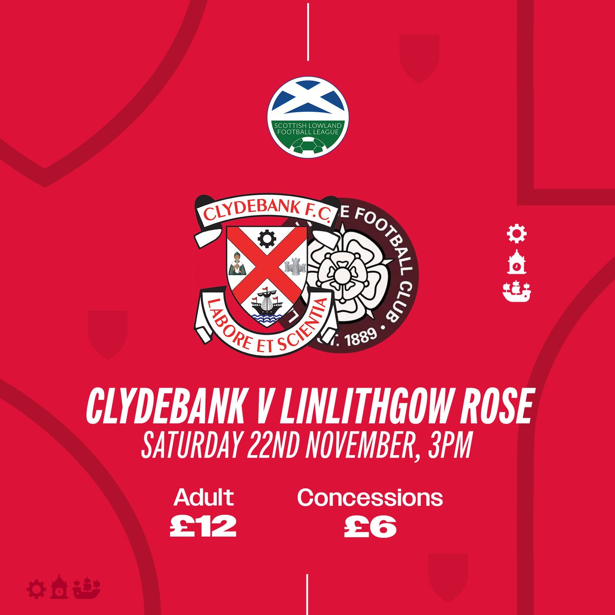 Everything the national team can do, the Bankies can too - right? 🏴 😅 Make sure your next football fix comes at Holm Park this Saturday as the Lowland League's top two face off 👇 🎟️ -