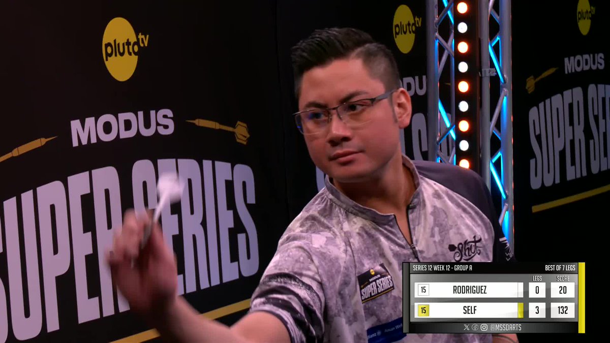 😱 Rodriguez's dart is disallowed! 😳 Leading to Self picking up the win! 🥇