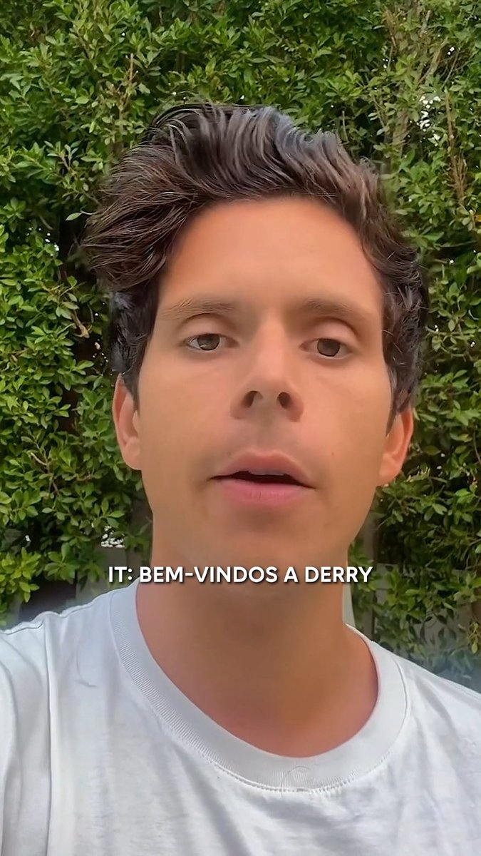 O PORTUGUÊS DELES ! 🥹🤌🇧🇷 O elenco de "welcome to derry" que vem pra ccxp desse ano em um novo vídeo: