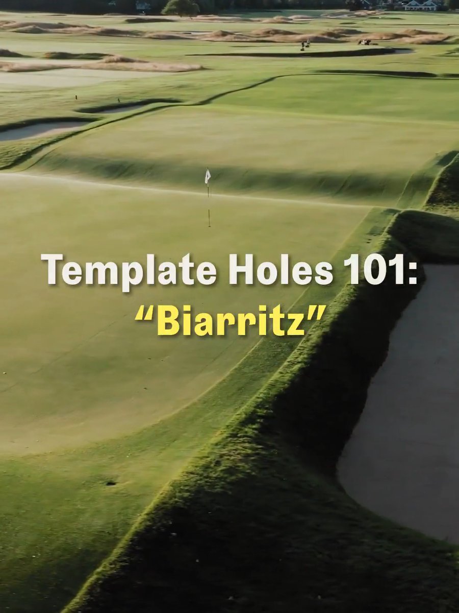 Template Holes 101 is back in session 📚 Professor Matt Rouches dives into the history, strategy, and standout examples of one of golf’s most iconic par-3 templates, the Biarritz.