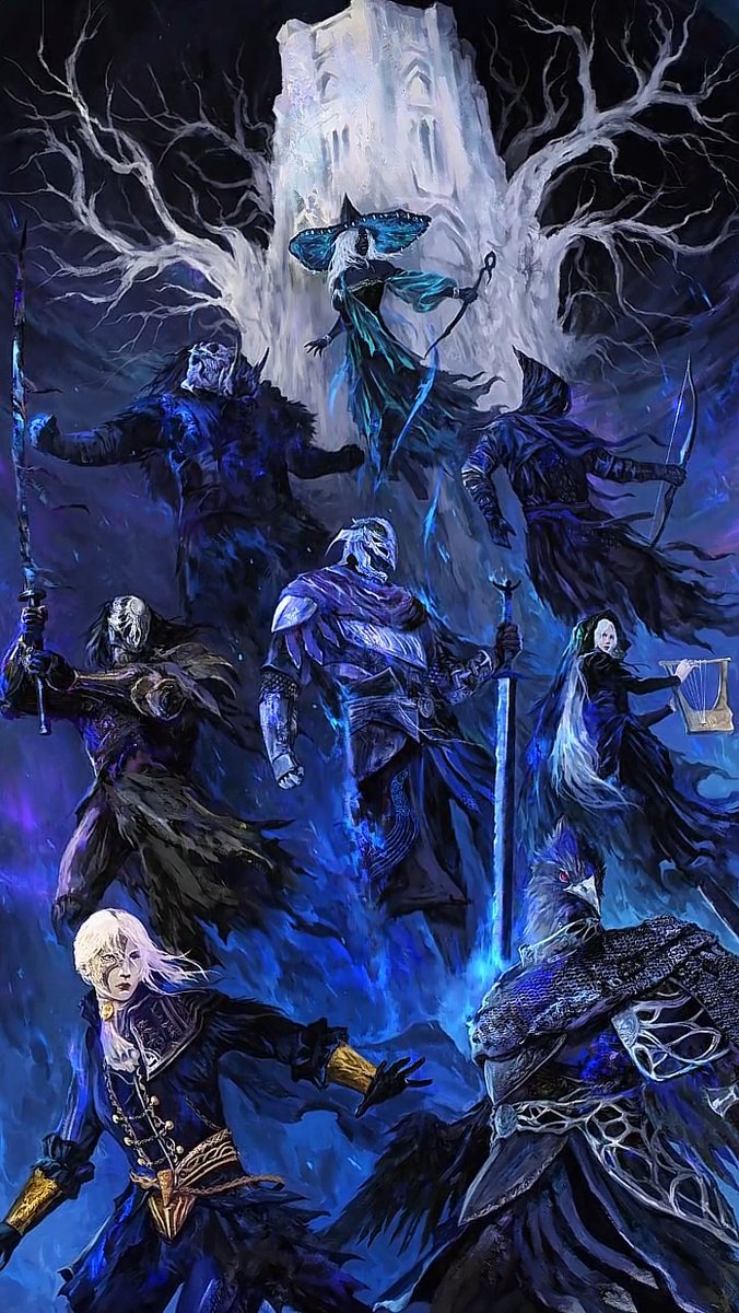 The forging of a legend; eight wills, bound against the Night. Observe the creation process of this final, fleeting moment by Shimhaq.