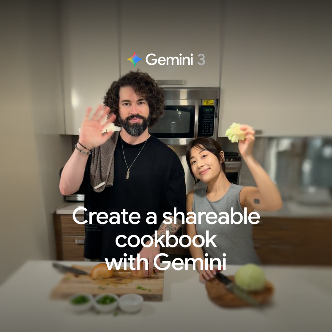 With richer visualizations and deeper interactivity, Gemini 3 is our best vibe coding model ever. One idea we’re taking into the holiday season? Collecting our favorite family recipes and making them into a shareable cookbook.