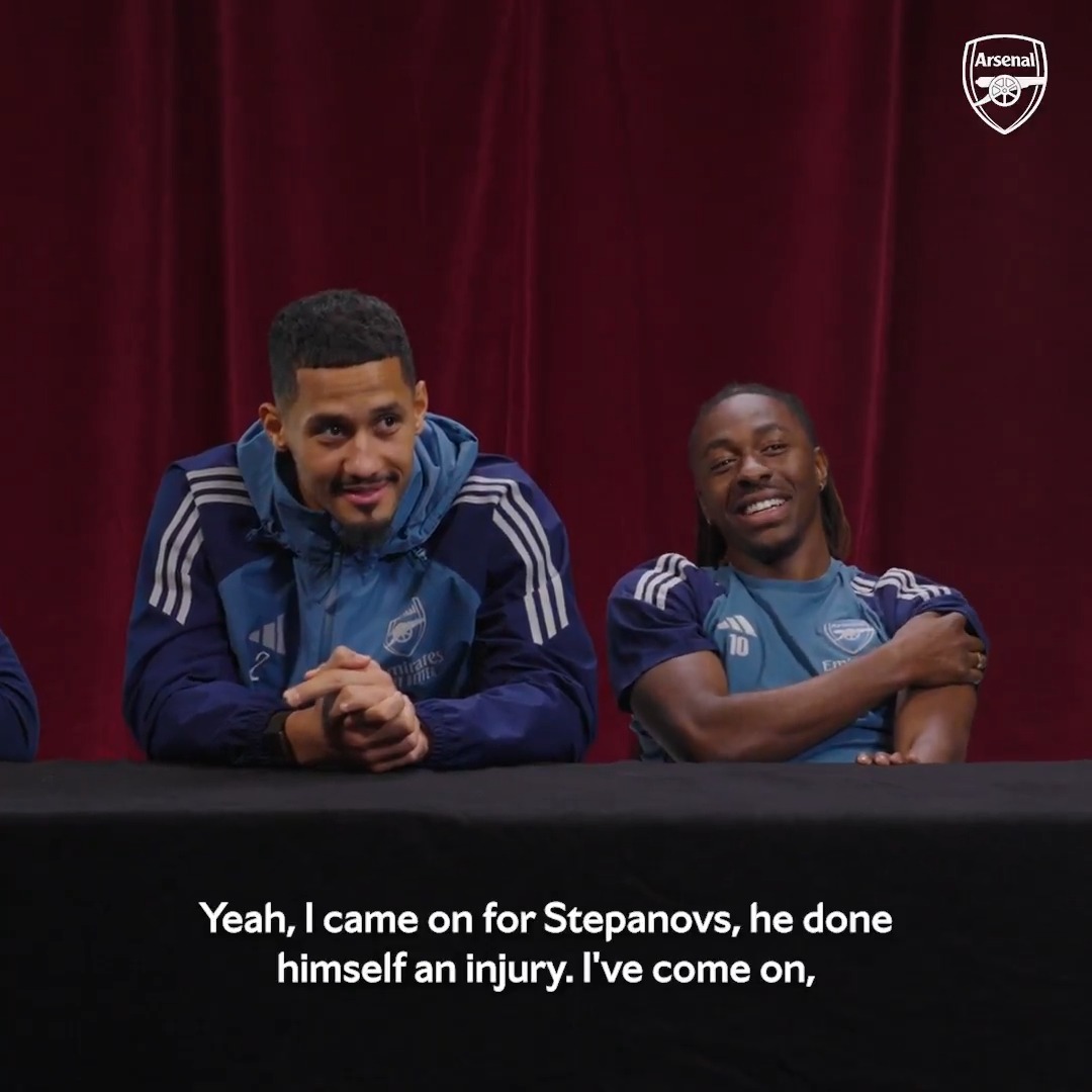 🤣 Ebs is NOT buying it Dropping tomorrow: Guess The Arsenal Player with Saliba and Eze 🍿
