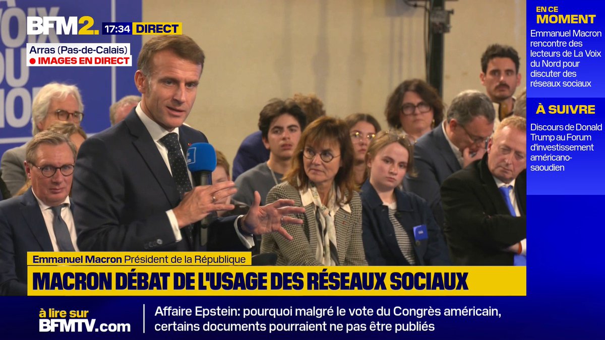 Tiktok: face à la Chine "on est les couillons au milieu du service", lance Emmanuel Macron #BFM2