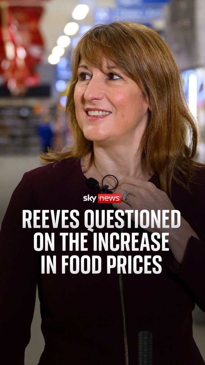 Rachel Reeves is questioned on the increase in food prices. The chancellor recognised the cost of living is still a big burden for families across the country, and promised to make it a priority in next week's budget.