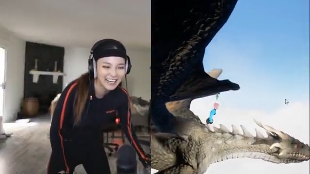 I created a dragon and I tried riding it
