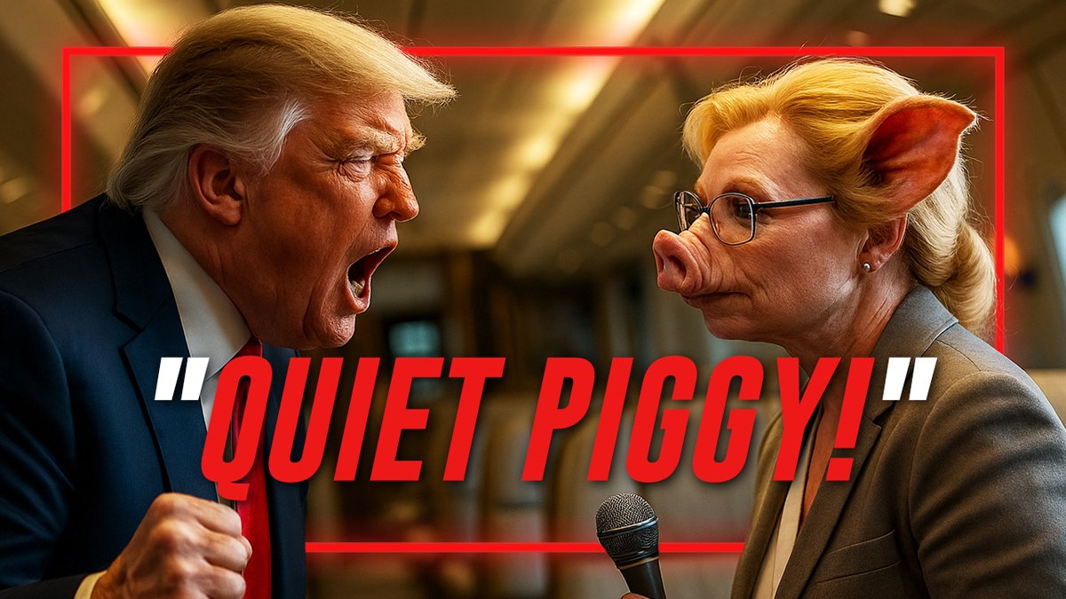 VIDEO: "Quiet Piggy!" Trump Shushes Obnoxious Reporter On Air Force One After Answering Epstein Question, "What Did Jeffrey Epstein Mean In His Emails When He Said You Knew About The Girls?" "I Know Nothing About That, They Would Have Announced That A Long Time Ago. It's Really What Did He Mean When He Spent All The Time With Bill Clinton, With The President Of Harvard, & And All Of The Other People He Spent Time With... He Dictated A Couple Of Memos To Himself? Give Me A Break!"