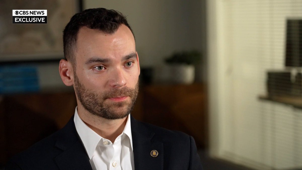 CBS NEWS EXCLUSIVE: David Maltinsky, a 16-year FBI employee who was weeks away from being elevated to the position of agent, filed a lawsuit alleging he was fired because he had a Pride flag draped near his desk. "I knew I was on a list," he told CBS News' Scott MacFarlane. "There was fear after the administration came in that they were going to start looking at all of our personnel files, where some of us did self-identify our sexual orientation, some people did identify as trans. So there was fear early on that DOGE was going to collect this and they were going to curate a list and get rid of 'the undesirables.'" The FBI had no comment regarding Maltinsky's lawsuit. Watch more of the interview tonight on the "CBS Evening News."