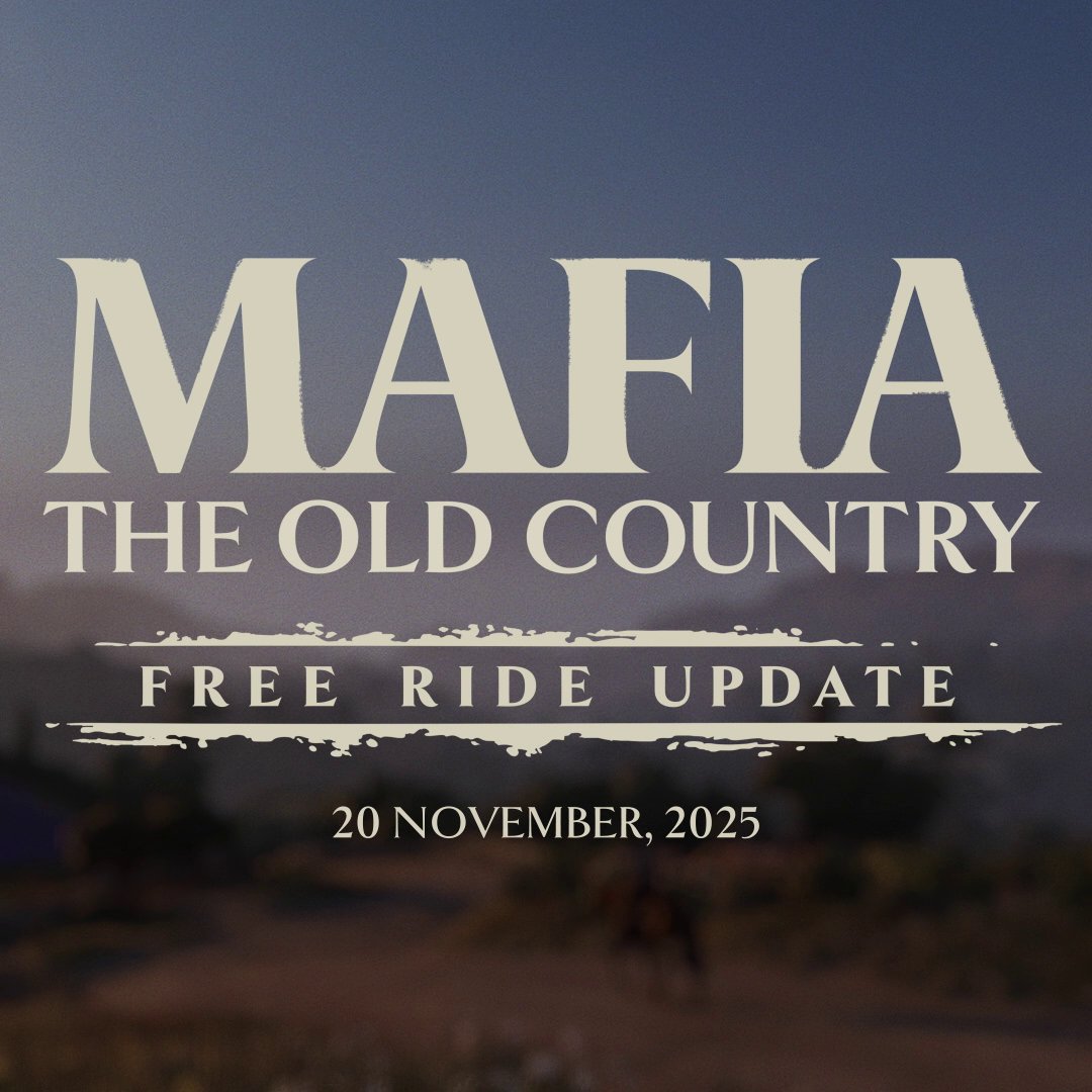The wait is almost over. FREE RIDE releases tomorrow in #MafiaTheOldCountry. Get your first look at the new content speeding into the Valle Dorata—free to all players!