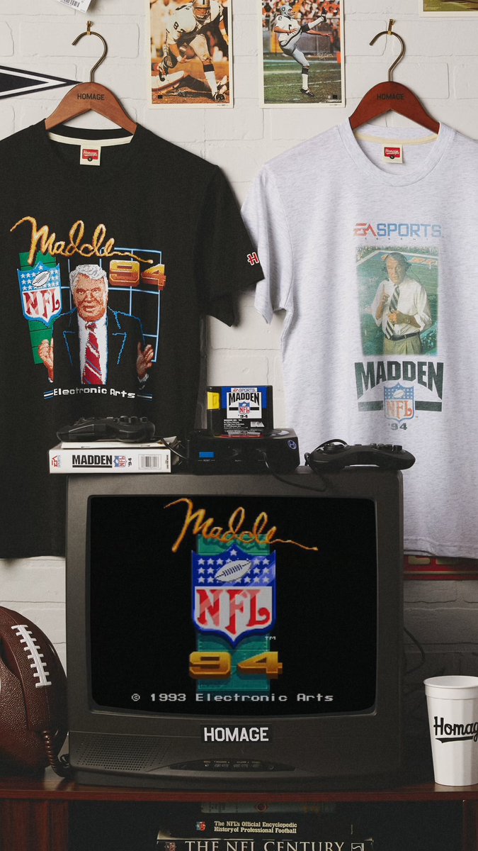 There’s Madden NFL, and then there's everything else. It's the game that's captivated generations, and continues to level up year after year. We partnered with EA SPORTS to honor the game and Coach’s legacy with two new shirts for the video game that laid the foundation for modern football gameplay. Available now: