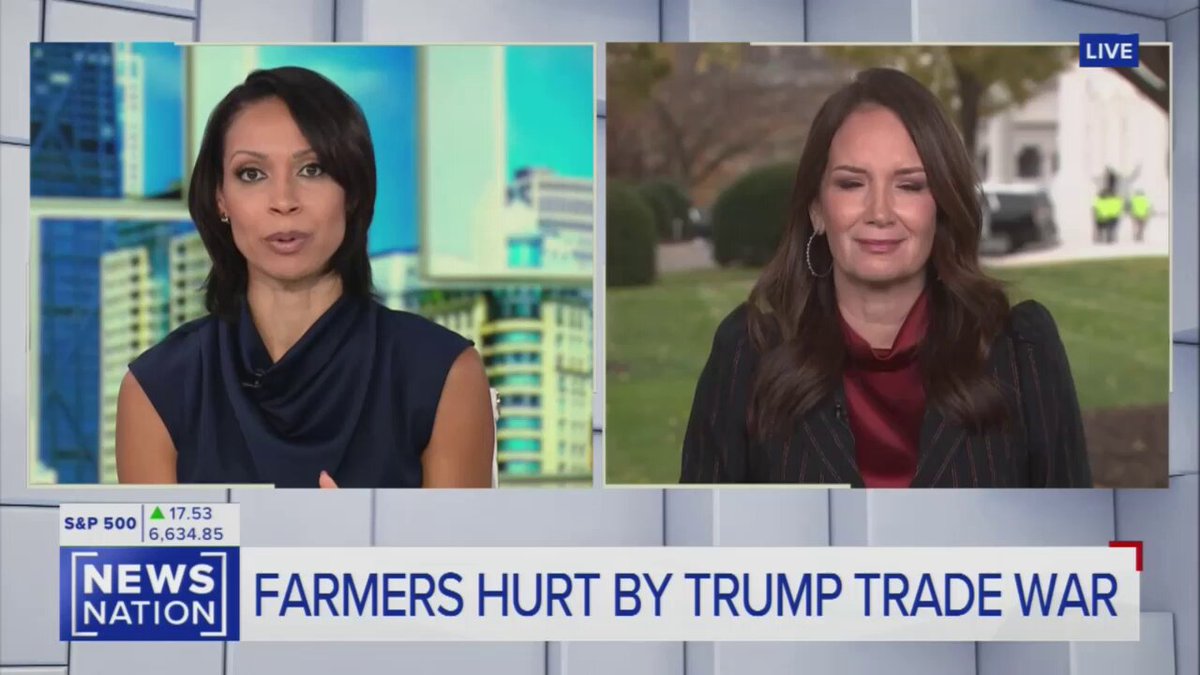 Agriculture Secretary Brooke Rollins: "There is no doubt that the farm economy, for a lot of reasons, is really really struggling right now ... we'll soon be announcing a potential bridge payment for those who are still facing loses. The biggest culprit isn't the tariffs renegotiations."