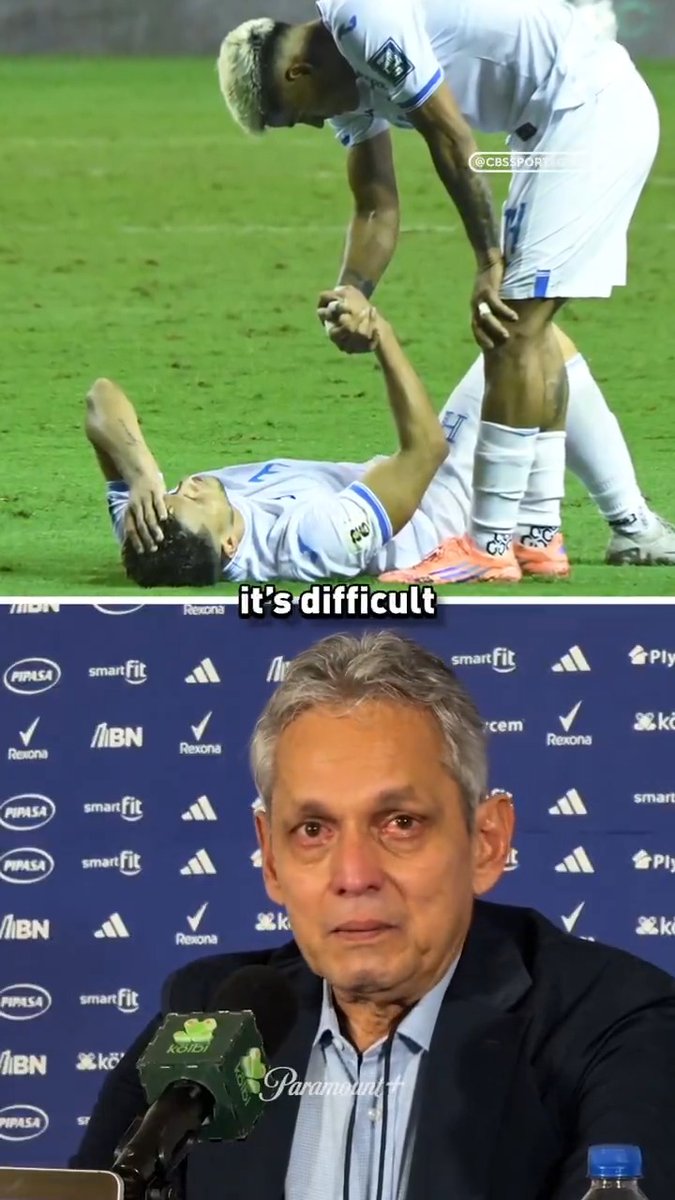 Honduras head coach Reinaldo Rueda was visibly emotional after his side failed to qualify for the 2026 World Cup on the final matchday 😔