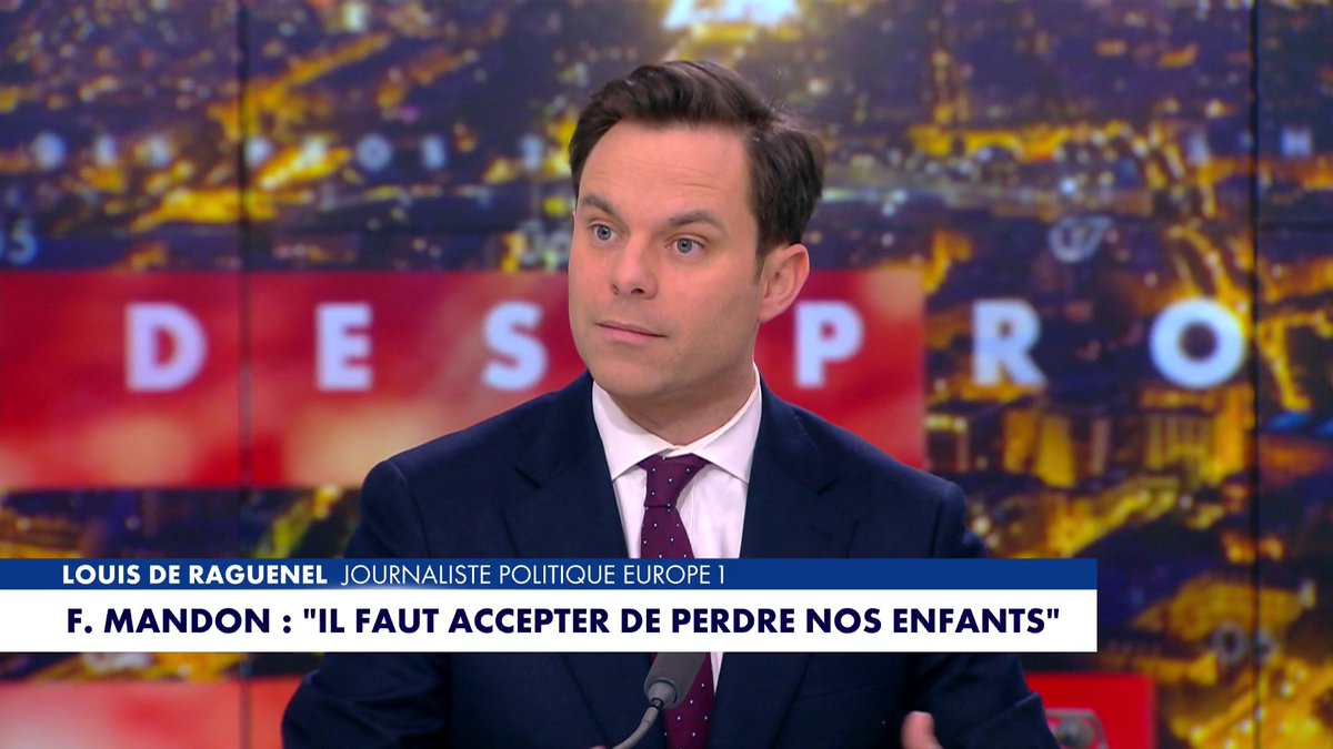 Louis de Raguenel: «Depuis qu'on est membre de l'Otan, on est tenu à cette solidarité. Ce qui me gêne, c'est qu'un chef militaire parle quasiment comme un politique à la tête des armées. On voit qu'il y a une volonté de dramatiser.» #HDPros2