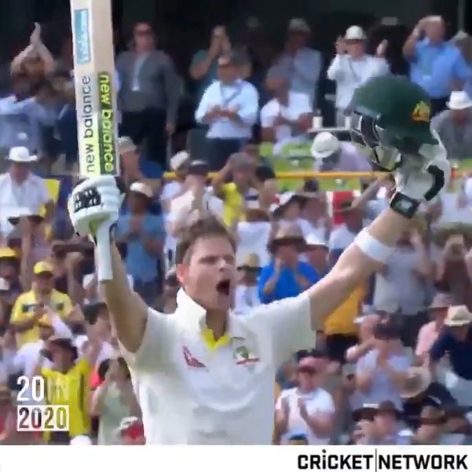#AshesRewind | #SteveSmith Between WACA 2017 and The Oval 2019, Steve Smith played 10 Ashes innings. His lowest score in that stretch? Seventy-six. Read that again. His Scores: 239, 76, 102*, 83, 144, 142, 92, 211, 82, 82.