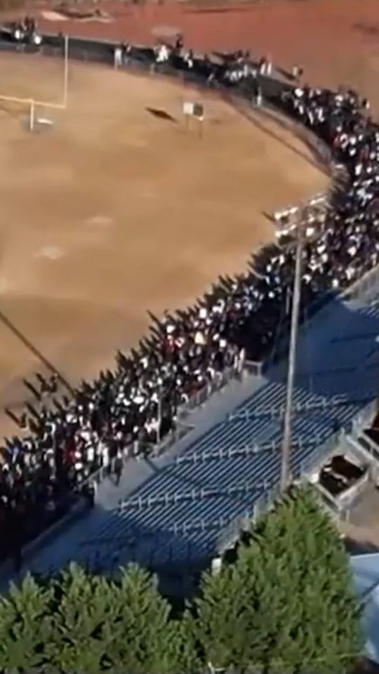 Wow. 30,000 students in Charlotte, North Carolina skipping class to protest ICE. The youth are alright.