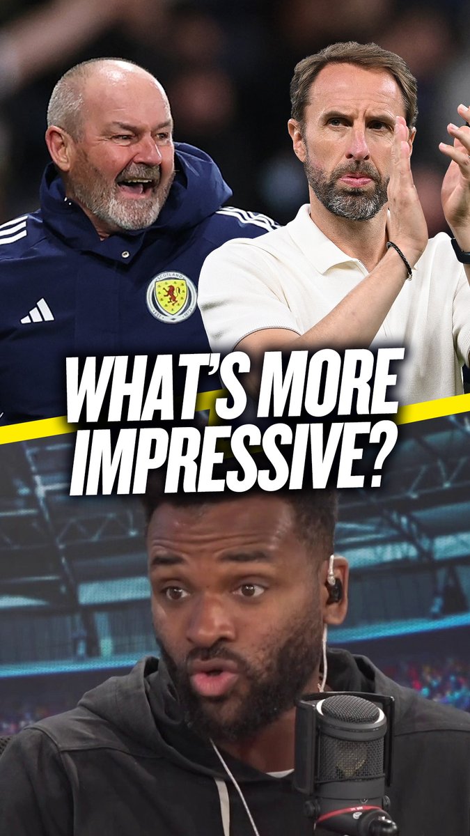 😬 "It is a tough one!" 😱"I'm gonna go Steve Clarke!" Darren Bent claims Steve Clarke's achievements with Scotland are bigger than Gareth Southgate's with England