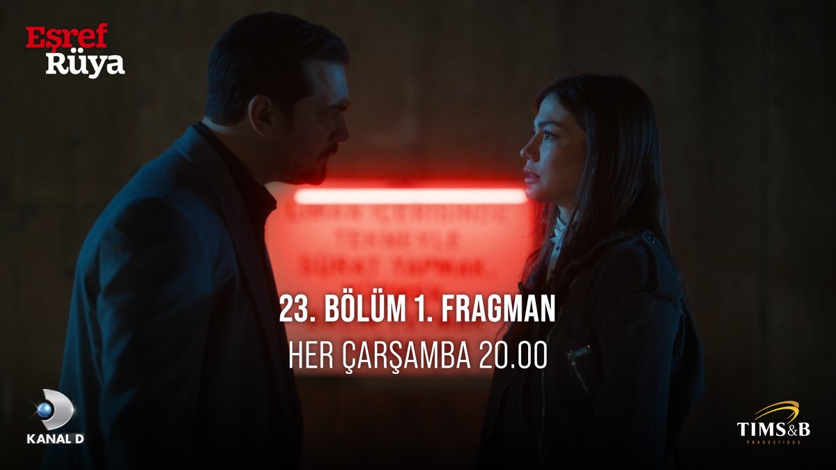 ''Bizim senle yarınımız yok, bugünümüz var!'' 💔 #EşrefRüya yeni bölümüyle çarşamba 20.00’de #KanalD’de, tv yayınından hemen sonra ise Amazon Prime’da sizlerle. Kanal D @timsandb