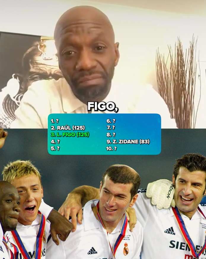 Can Claude Makélélé remember the players he appeared the most with at Real Madrid? ⚪