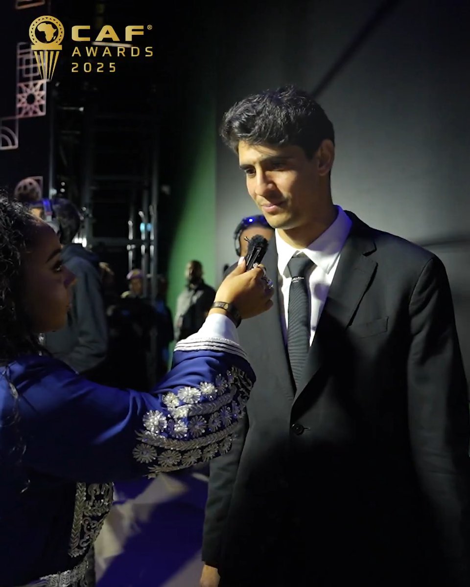 Words from the Men's Goalkeeper of the Year! 🗣️ Yassine Bounou. It's his moment. 💫 #CAFAwards2025 | DAZN Football | DAZN Arabia