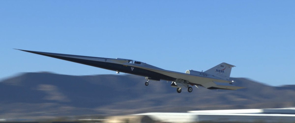 X-59 has officially completed its first flight ever! The NASA X-59 quiet supersonic research aircraft took to the skies for the first time Oct. 28, marking a historic moment for the field of aeronautics research. ✈️A culmination of all the right stuff: