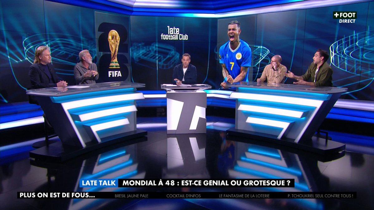 🗣️ "Je préfère regarder l’Euro plutôt que la Coupe du monde." 👀 Paul Tchoukriel n’est pas convaincu par le nouveau format à 48 équipes du Mondial 4️⃣8️⃣ Le Late, c’est maintenant sur C+ FOOT 🖥️
