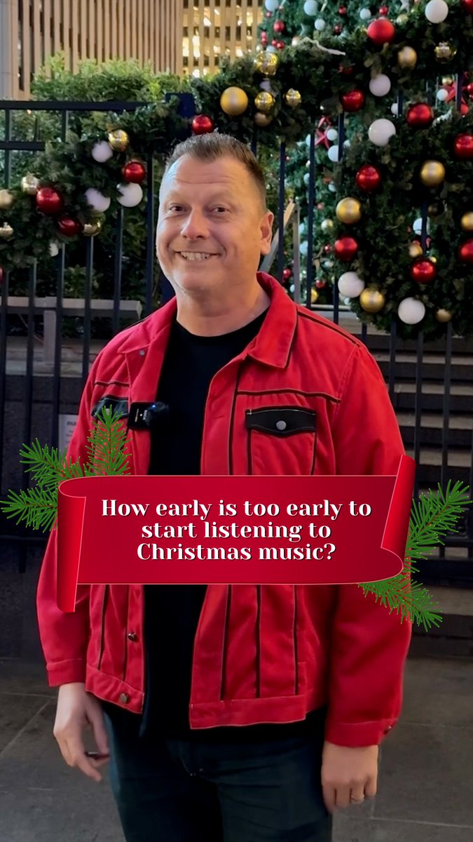 HOW EARLY IS TOO EARLY? When is it socially acceptable to crank up the Christmas music?🎄 Comment your take below:👇️🎶⬇️ | Jimmy Failla
