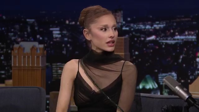 Ariana Grande has become codependent with the Wicked: For Good cast 🤣 #FallonTonight #WickedForGood #WickedWeekOnFallon