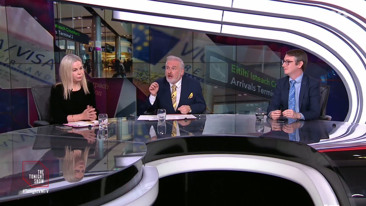 🗣️ "To ensure that Ireland ... is not the easy dumping ground for the United Kingdom," says Ken O’Flynn TD. 🗣️ "I would like to object to the use of a 'dumping ground'. We are talking about people," adds Senator Lorraine Clifford-Lee. #TonightVMTV