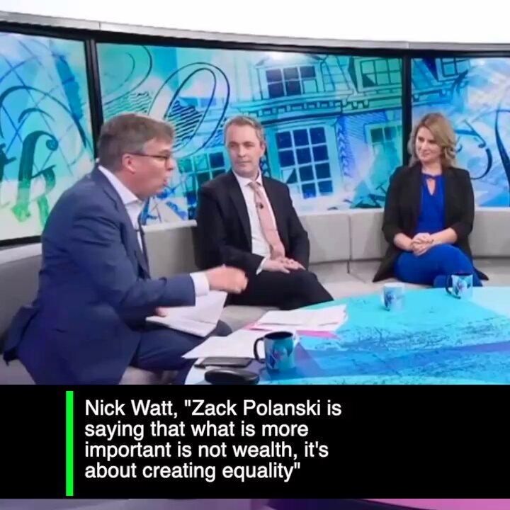 Nick Watt, "Zack Polanski is saying that what is more important is not wealth, it's about creating equality"