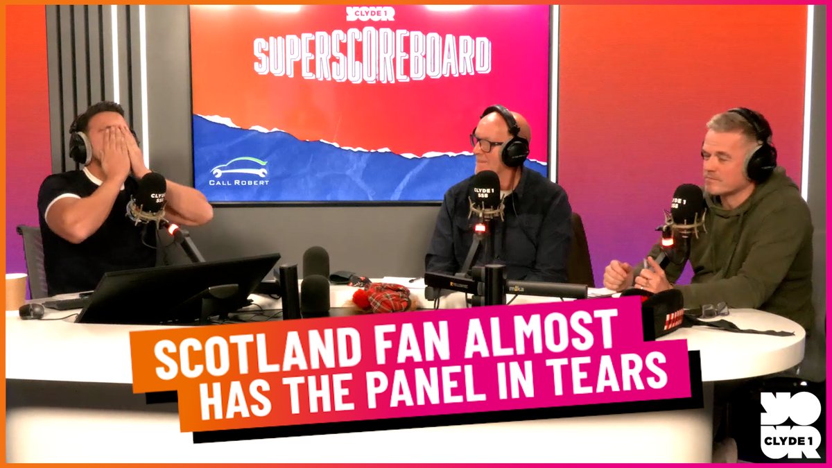 🥹 "One of the best calls we've ever had" 💙 Scotland fan almost has panel in tears with emotional story