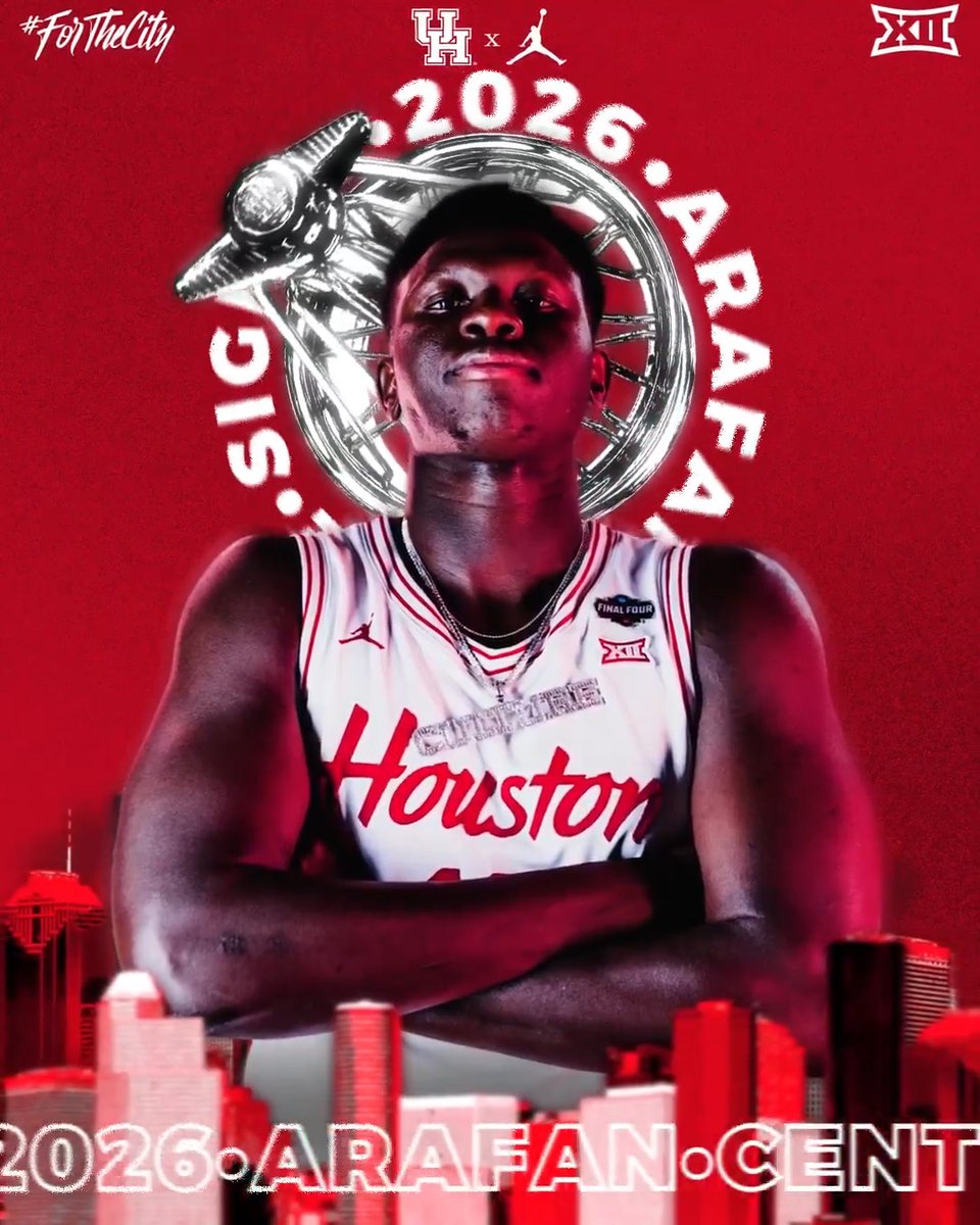 Welcome home, Arafan Diane... The nation's #⃣1⃣ center is officially a University of Houston Cougar! #ForTheCity x #GoCoogs