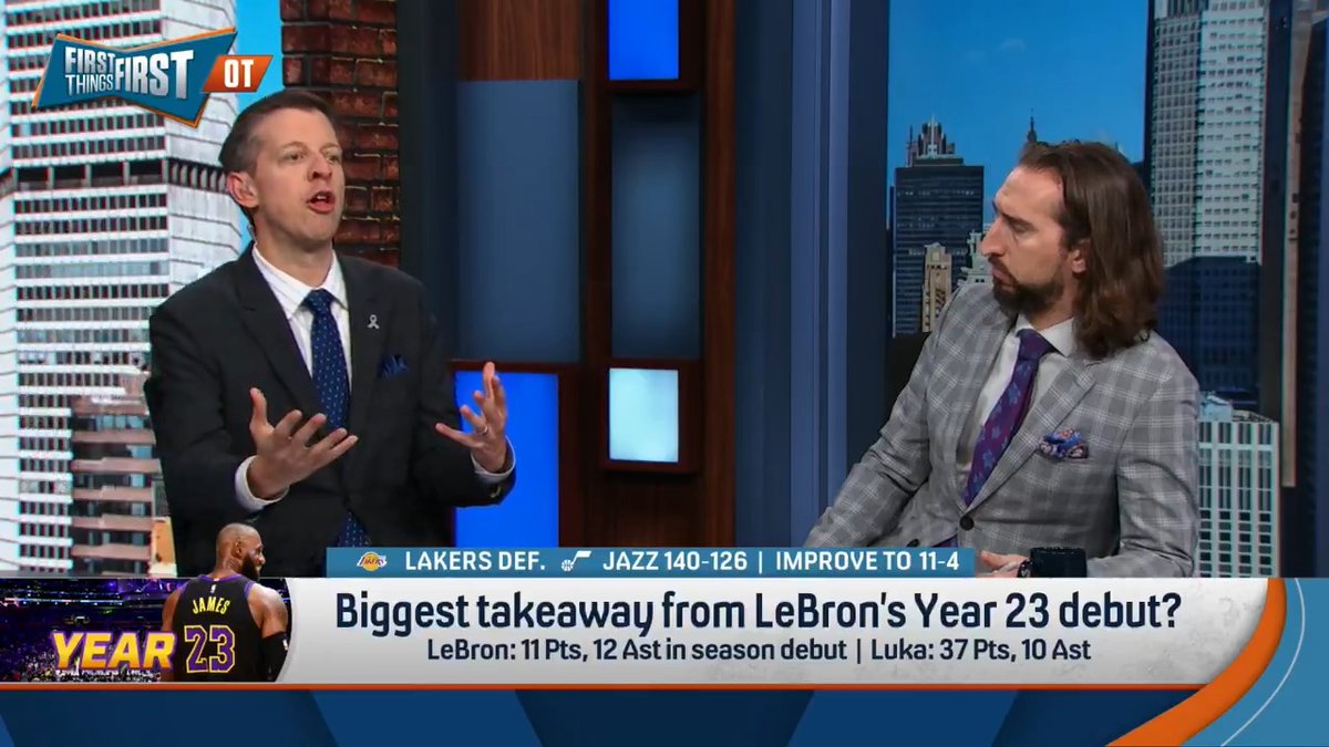 “I honestly just thought it was amazing.” Danny Parkins shares his biggest takeaway from LeBron’s Year 23 debut: