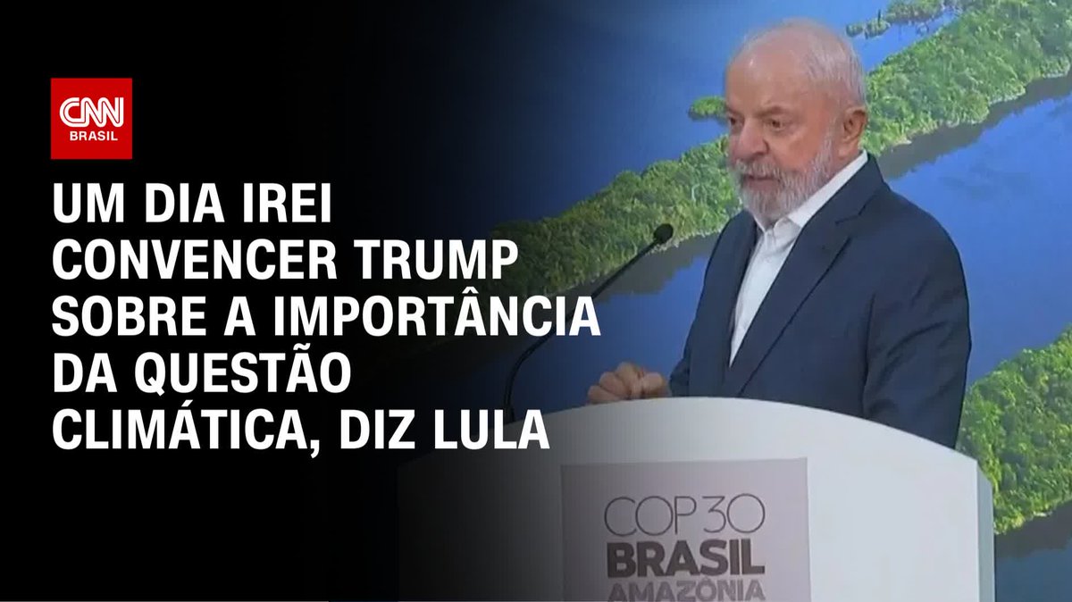 Lula: É preciso colocar dinheiro para manter florestas; assista #CNNPrimeTime