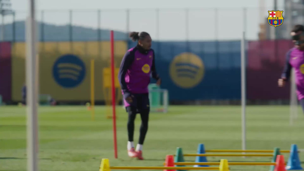 The team trains two days before returning to the Spotify Camp Nou. 🔜🏟️