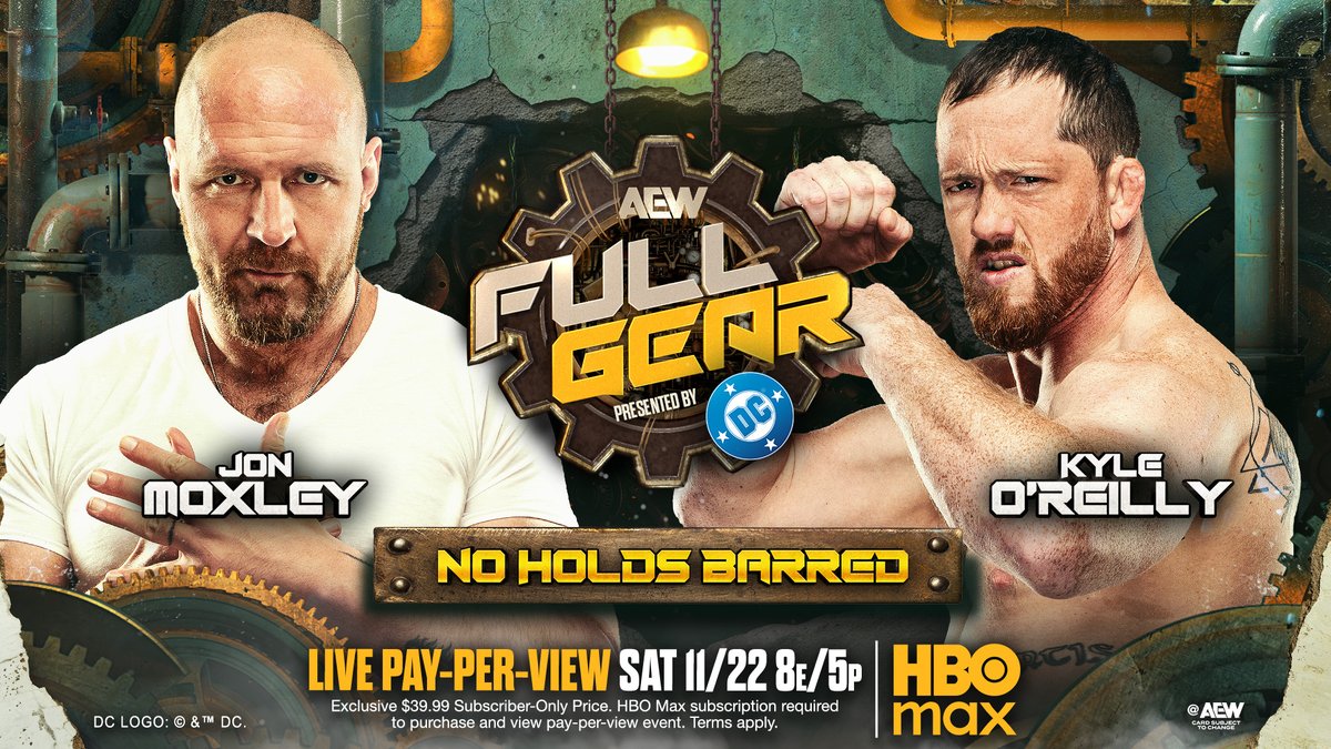 .@KORCombat wants Jon Moxley at #AEWFullGear NO HOLDS BARRED! Watch #AEWDynamite LIVE on TBS &amp; HBO Max