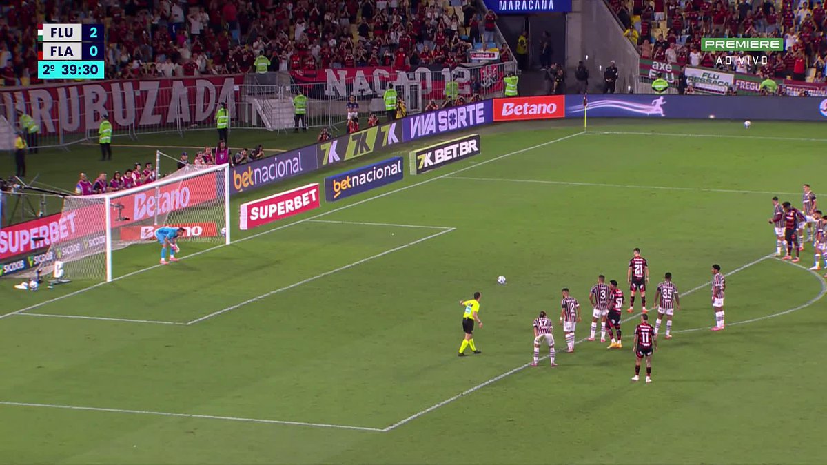 O gol de pênalti de Jorginho. Fluminense 2x1 Flamengo. 🎥 Premiere | ge